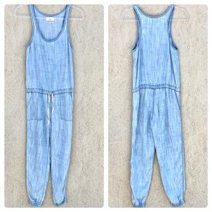 Aritzia TNA Chambray Jumpsuit